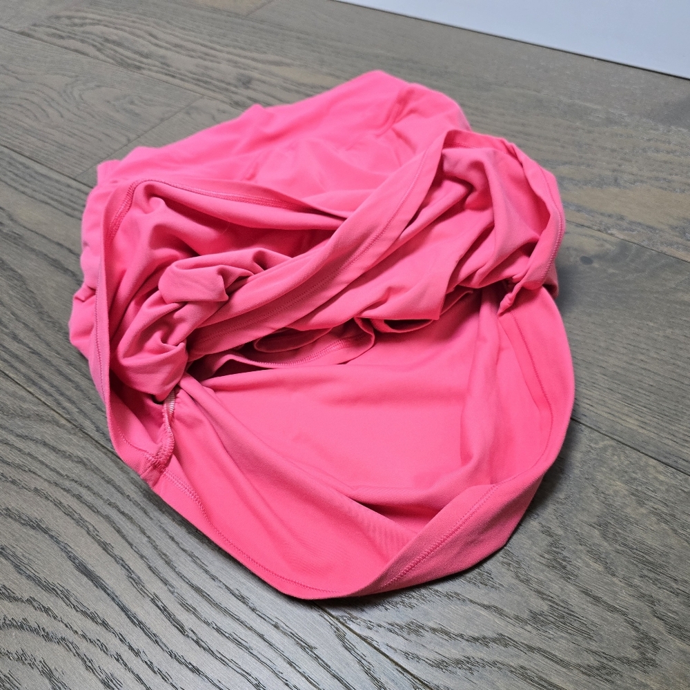 Athleta Transcend Ruched Skort in Coral Pink - Picture 6 of 12